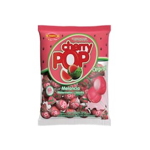 Pirulito Chicle Cherry Pop Melancia C/ 50un 700g - Sam`s