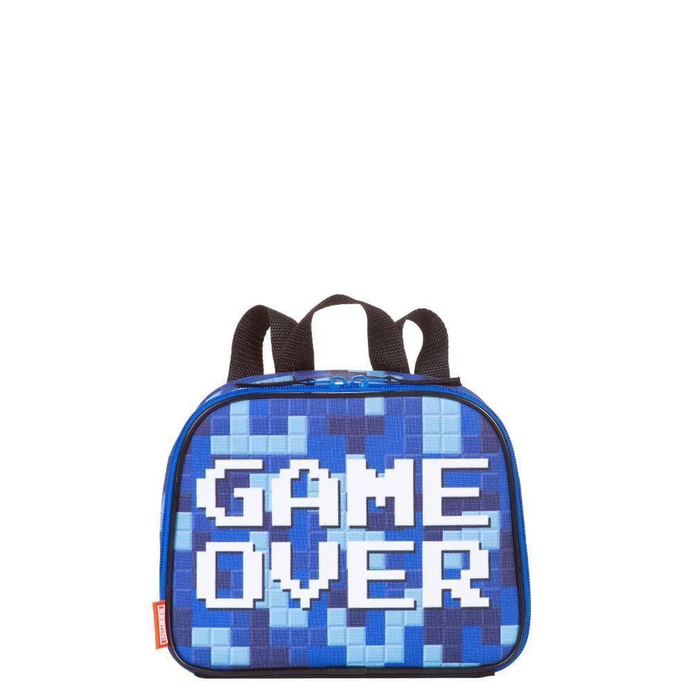 Lancheira Game Azul Sestini - Resistente e Prática