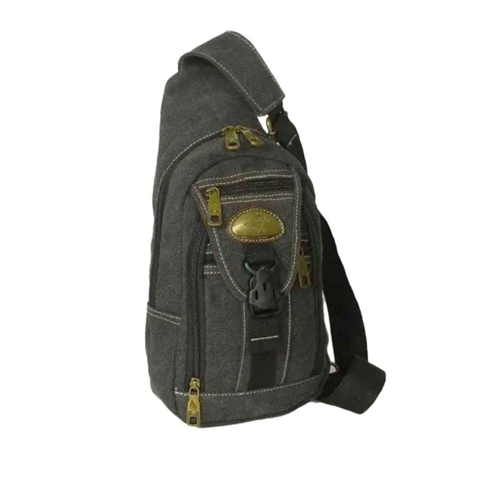 Pochete Alça Transversal Em Lona Ja8014