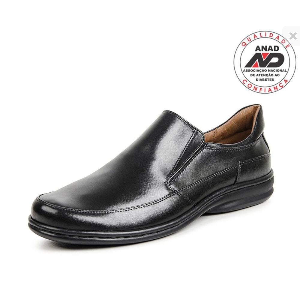SAPATO MASCULINO DIABETCS 39503 Preto