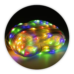 Led Pisca Linha 30m 8 Modos Tomada Colorido 110V
