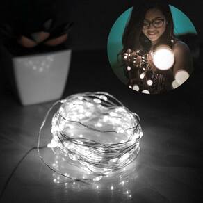 Pisca LED Fio de Fada 100L 10m | Branco | Decoração Festa