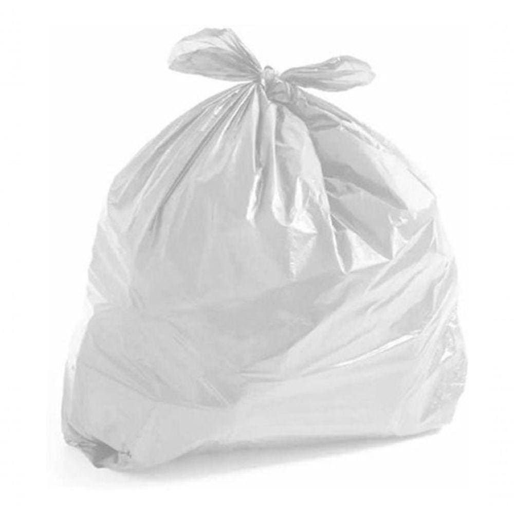Saco Branco Para Lixo 40 Litros (100 Unds)