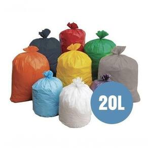 Saco De Lixo 20 Litros Coloridos - Pacote Com 50un