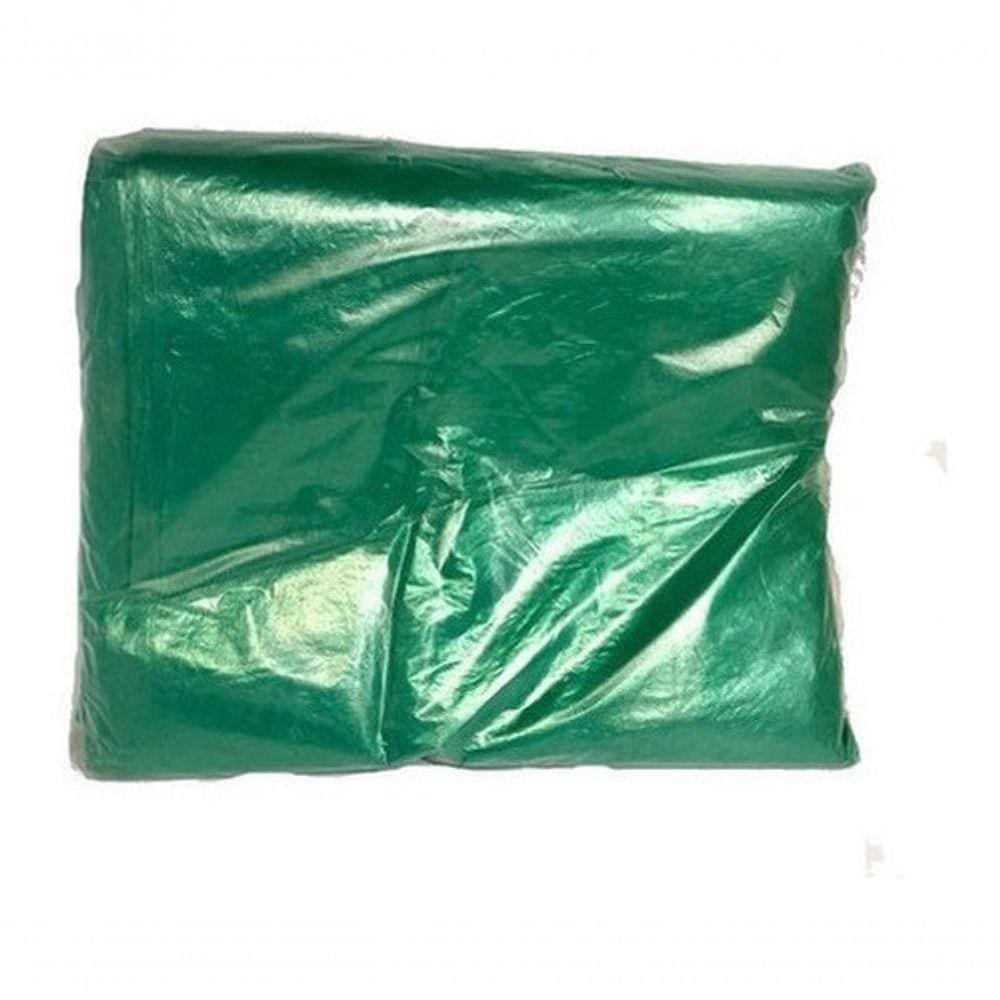 Saco De Lixo 40 Litros Verde Comum Com 100 Unidades