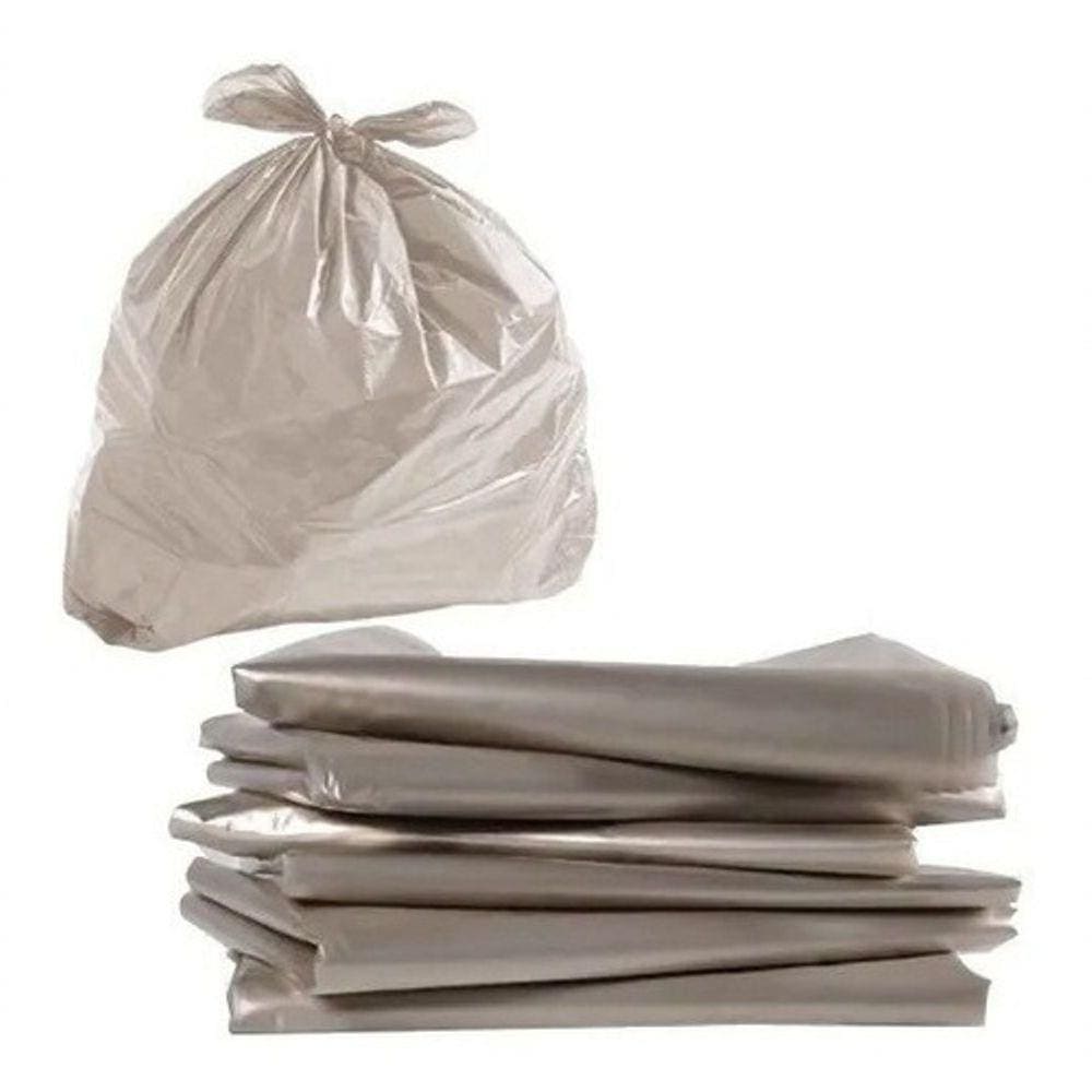 Sacos Para Lixo Transparente 40 Litros Normal (100 Un)