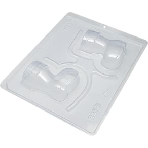 Forma Silicone Bota De Natal Para Confeitaria E Chocolate