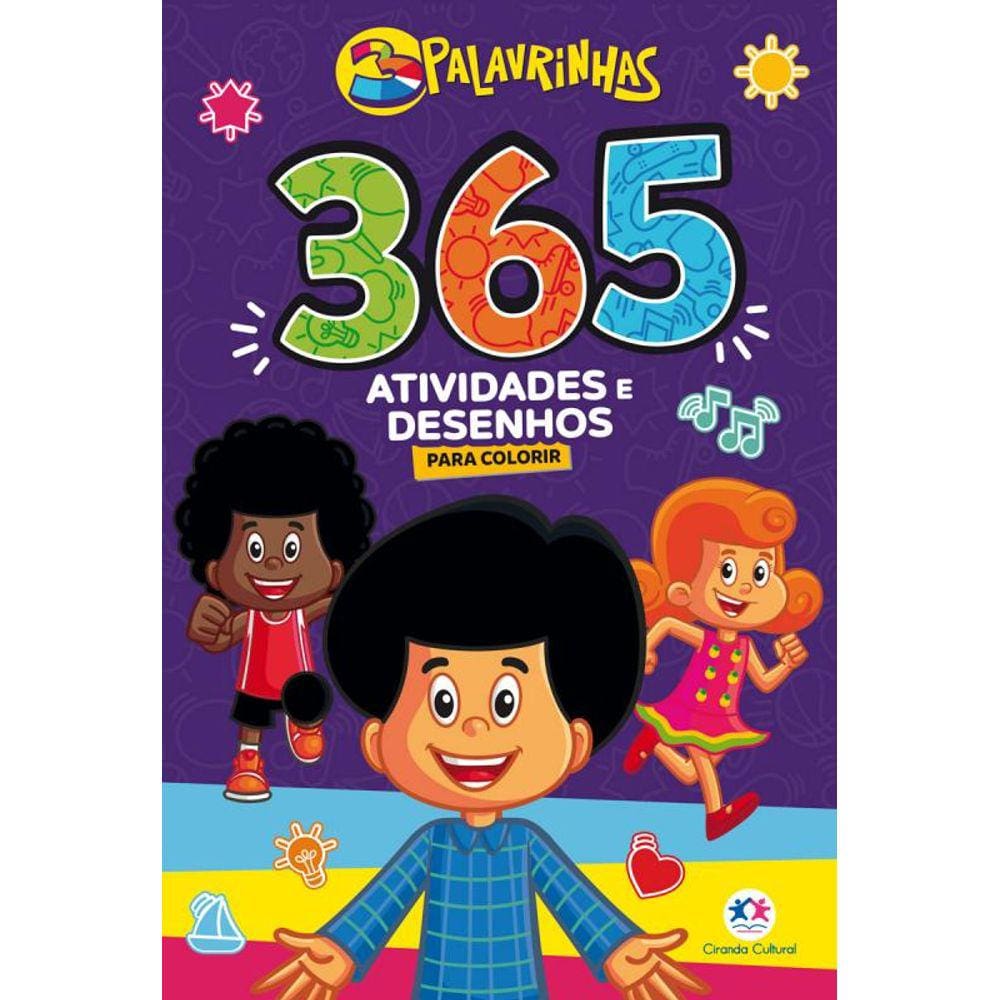 3 Palavrinhas - 365 atividades e desenhos para colorir