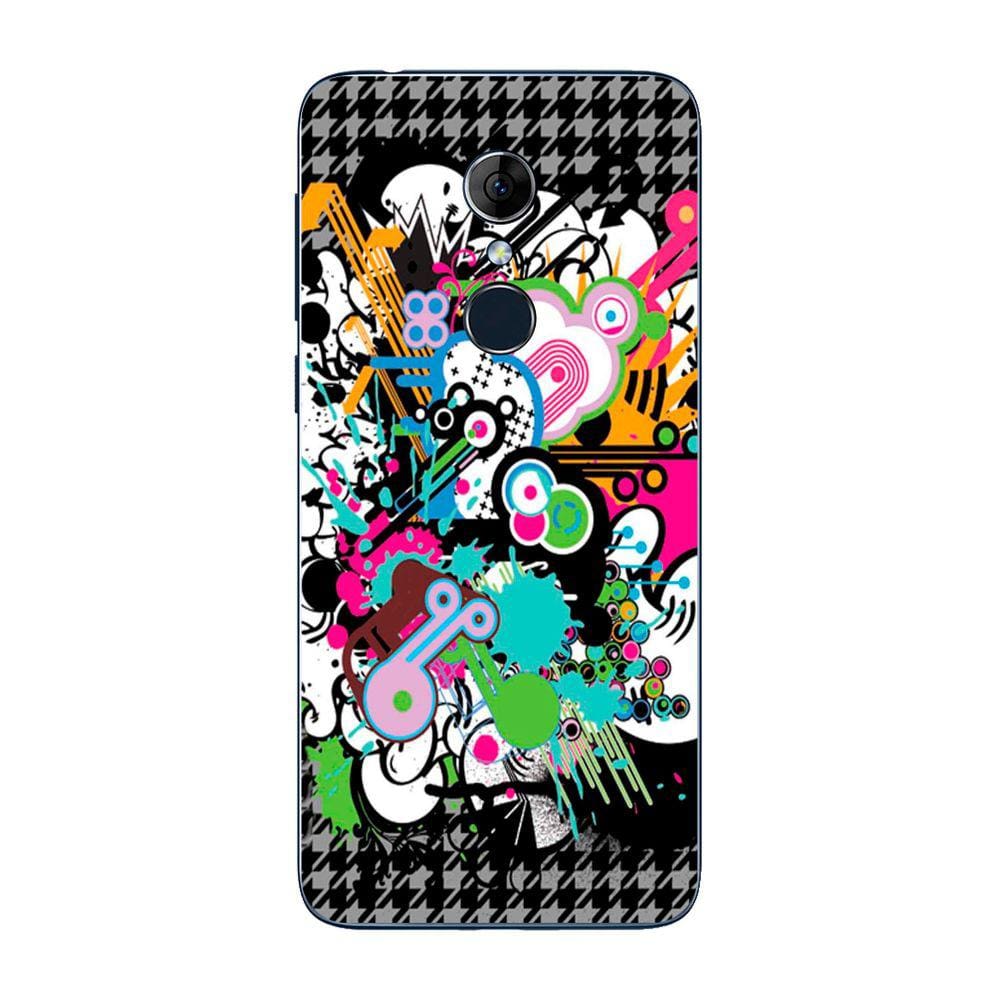 Capa Adesivo Skin022 Verso Para TCL C5 2018 (5152D)