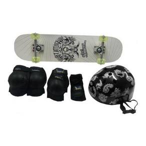 Skateboard Semi-Pro + Kit Protetor Com Abs Belfix 412000
