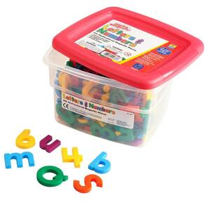 Conjunto de letras e números magnéticos Educational Insights
