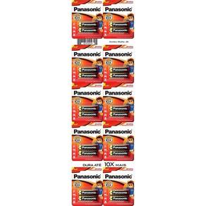 Pilha Panasonic Alcalina Pequena Cartelão LR6-2BT - 10 Embalagens com 2 Unidades