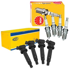 Kit Cabo Mahle + Vela NGK GM Celta 1.0 8V 2005 a 2016 Flex
