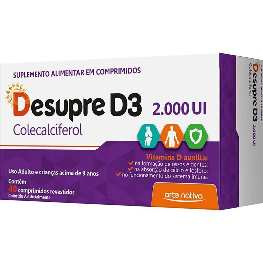 Vitamina D3 2.000Ui C/40 Cp (Desupre)