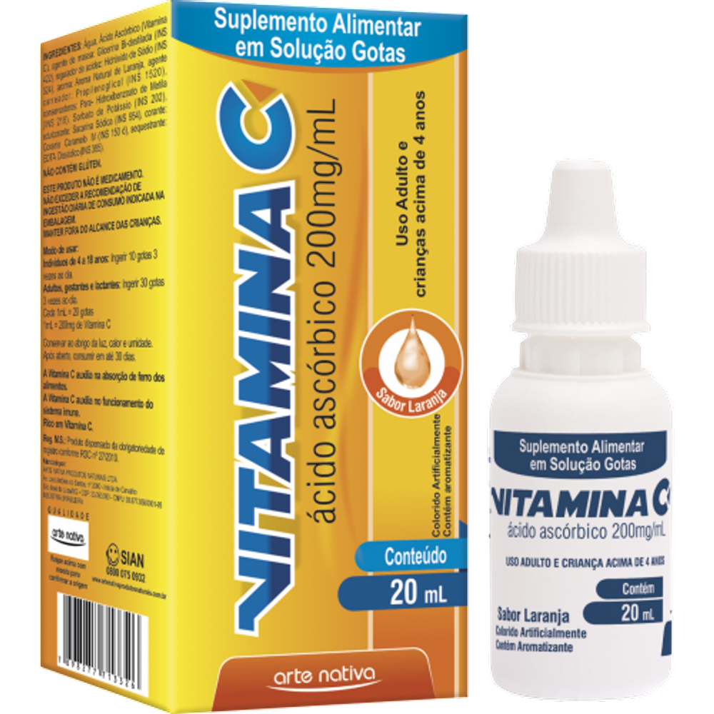 Vitamina C 200Mg/Ml Gotas  20Ml