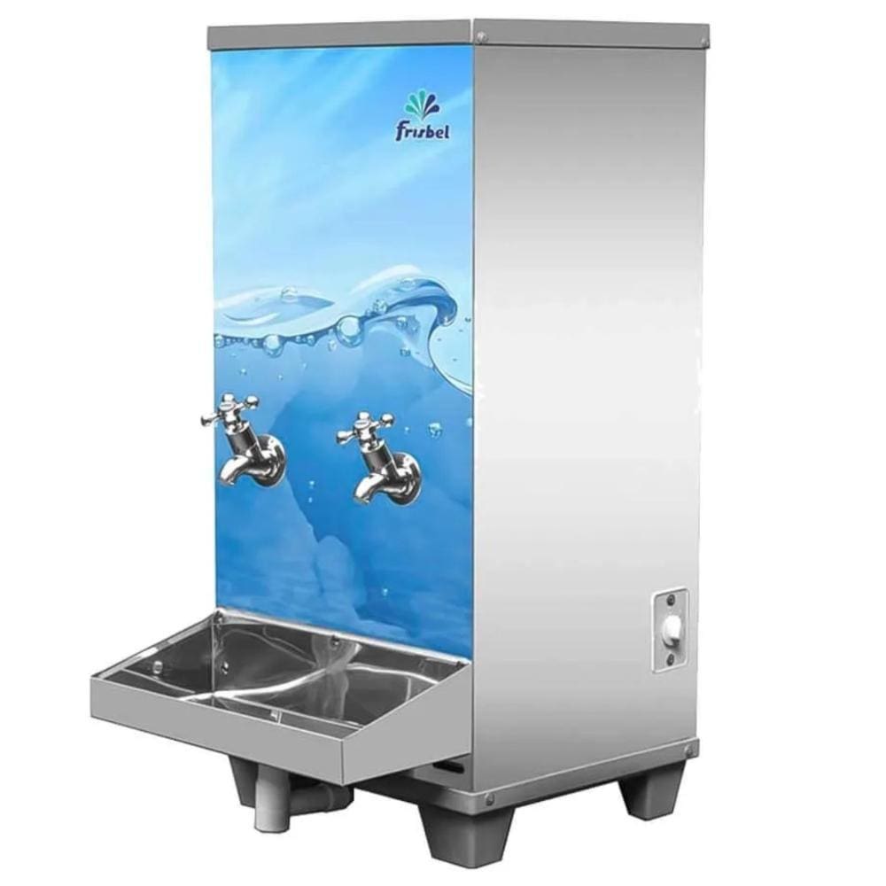 Bebedouro de Água Industrial 25 Litros de Bancada 1 Torneira Gelada 1 Torneira Natural - Frisbel