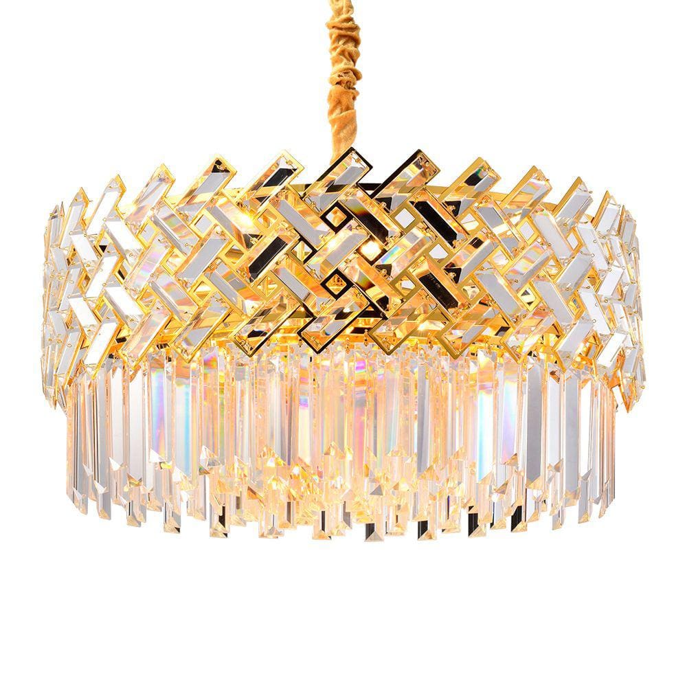 Lustre Pendente Skylight Lor 4005 Dourado Redondo 60 G9 Bivolt