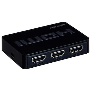 Switch HDMI com 3 Entradas - com Controle Remoto - Multilaser WI290