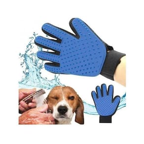 Luva Nano Magnético Tira Pelos Pets Cães Gatos True Touch