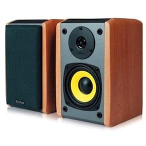 Caixa de Som 2.0 Edifier R1000T4 - 24W RMS - Bivolt - Acabamento em Madeira - R1000T4-BN