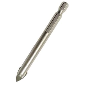 Broca Tungstênio 5mm Starfer - Vidro, Aço Carbono, Carboneto Tungstênio, Encaixe Hexagonal