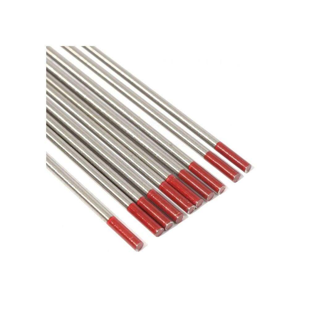 ELETRODO TUNGSTENIO THORIO 3/32" 2,4 VERMELHO - TECHNO ALLOYS