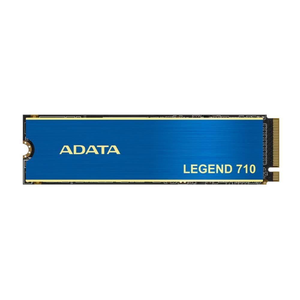 SSD M.2 512GB Adata Legend 710, NVMe, 3D NAND, Leitura 2400 MB/s, Gravação 1600MB/s, ALEG-710-512GCS