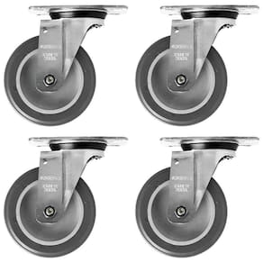 Rodizio Giratório 4 Peças 6 POL PVC para até 85kg - GL612-BP SCHIOPPA