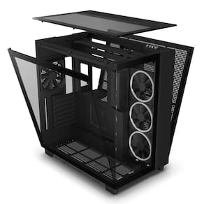 Gabinete Gamer NZXT H9 Elite - Lateral, Topo e Frontal em Vidro Temperado - USB 3.2 - Com 3 Coolers