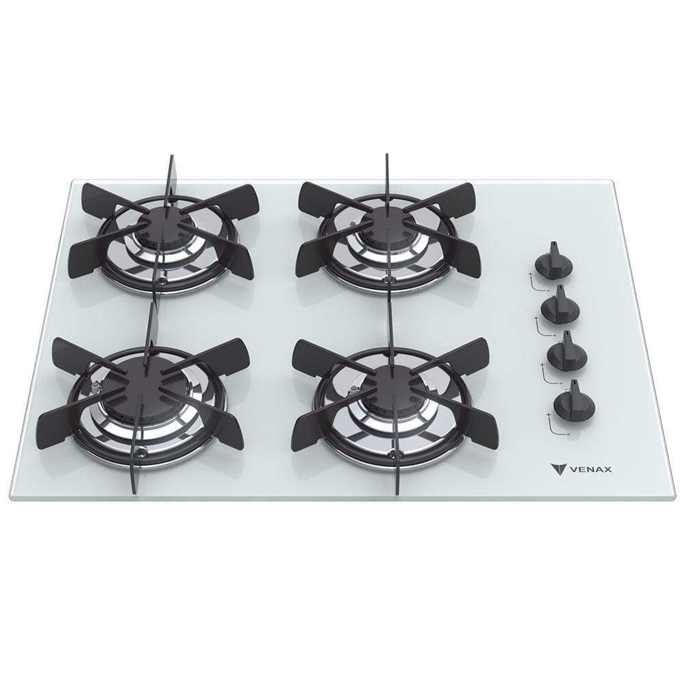 Cooktop a Gas 4 Bocas Venax Volare Branco