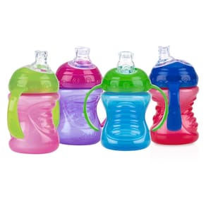 Copo Antivazamento com Alça Bico Silicone e Tampa 240ml Nuby