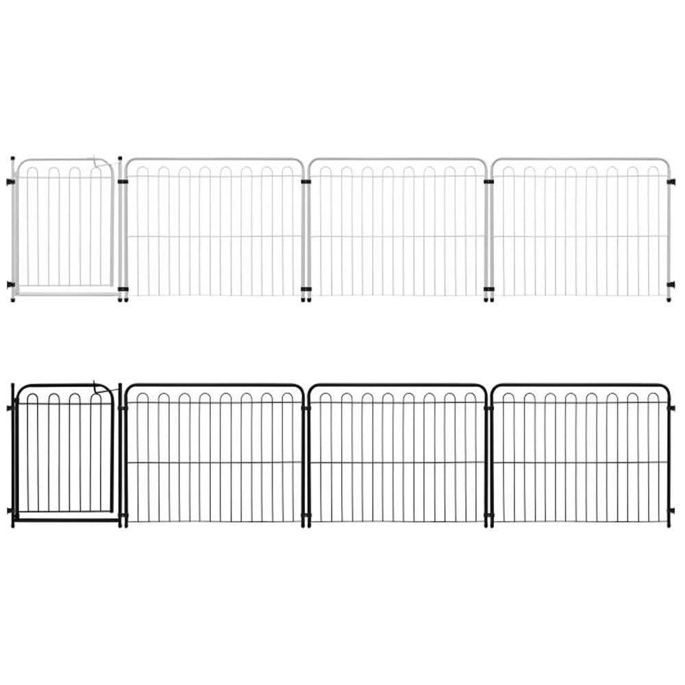 Cercado Grade c/ Portão Pet 3 Módulos P/ Isolamento e Proteção
