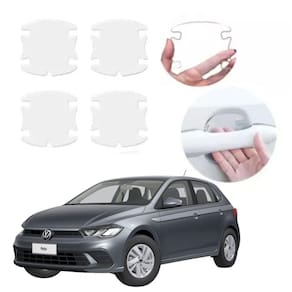 Protetor Maçaneta Interno VW Novo Polo BlackOut - 4 Peças