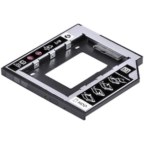 Adaptador Caddy Para Hd Ou Ssd Gaveta Dvd Notebook Sata 9.5mm Ac-95