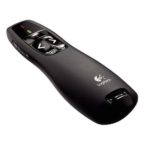 Apresentador Multimídia Laser Pointer Logitech R400 - Conector Usb Sem Fio - 910-001354
