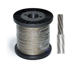 Bobina 100 Metros Cabo Aço Revestido 2mm Para Varal