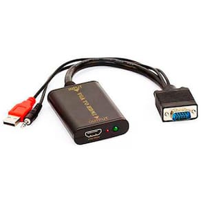 Conversor Vga Para Hdmi Com Áudio - Alimentação Usb - 4452