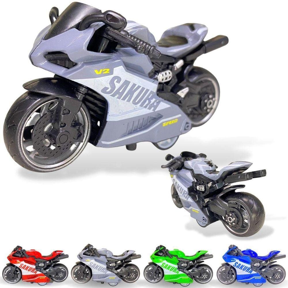 Moto Miniatura com Fricção - Loja Oficial Europio