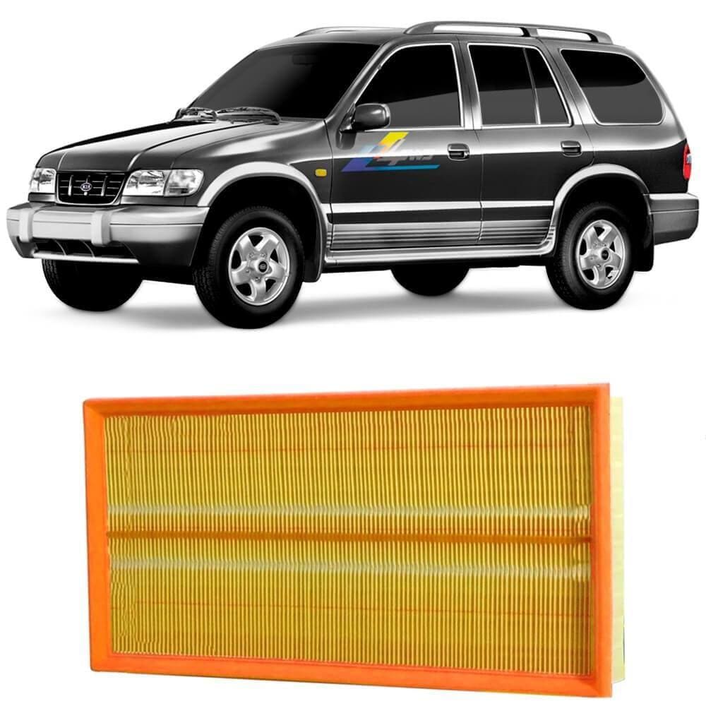 Filtro Ar Kia Sportage 2.0 95 A 2003 Metal Leve