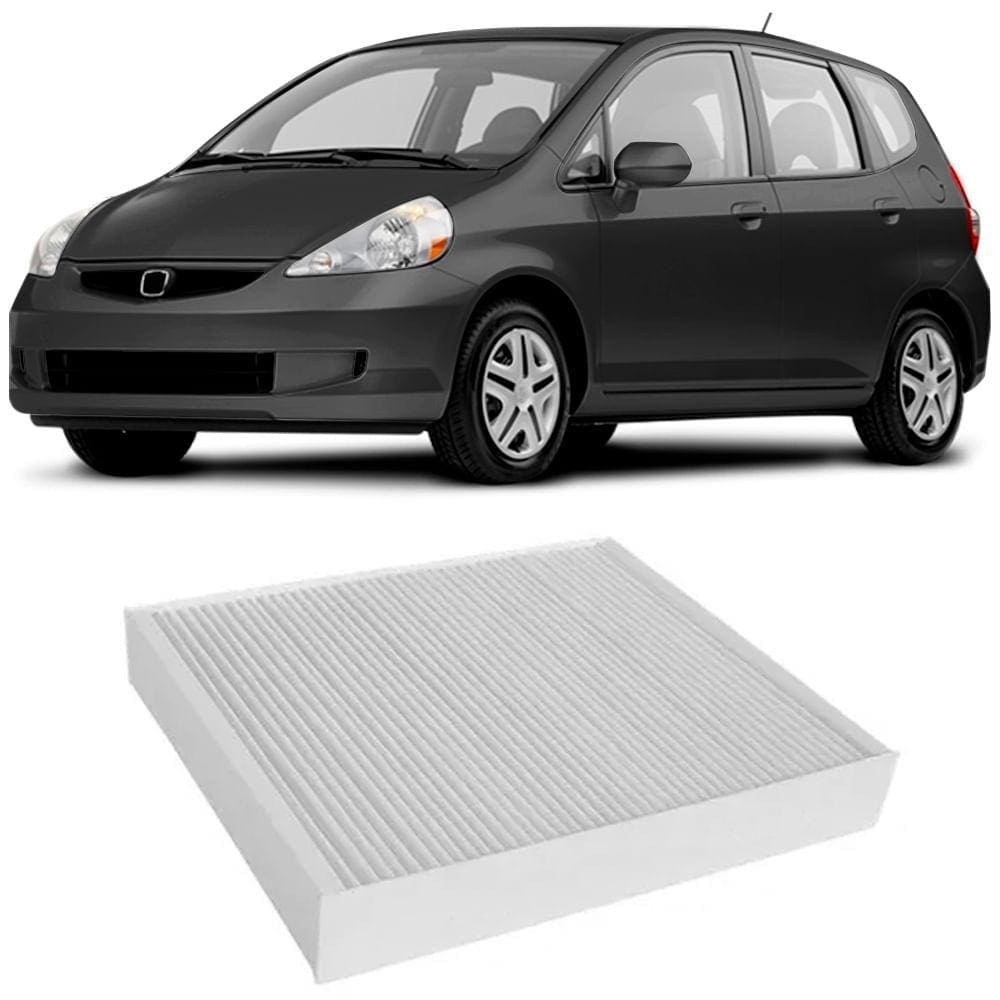Filtro Cabine Ar Condicionado Honda Fit 1.4 2003 A 2008 Metal Leve