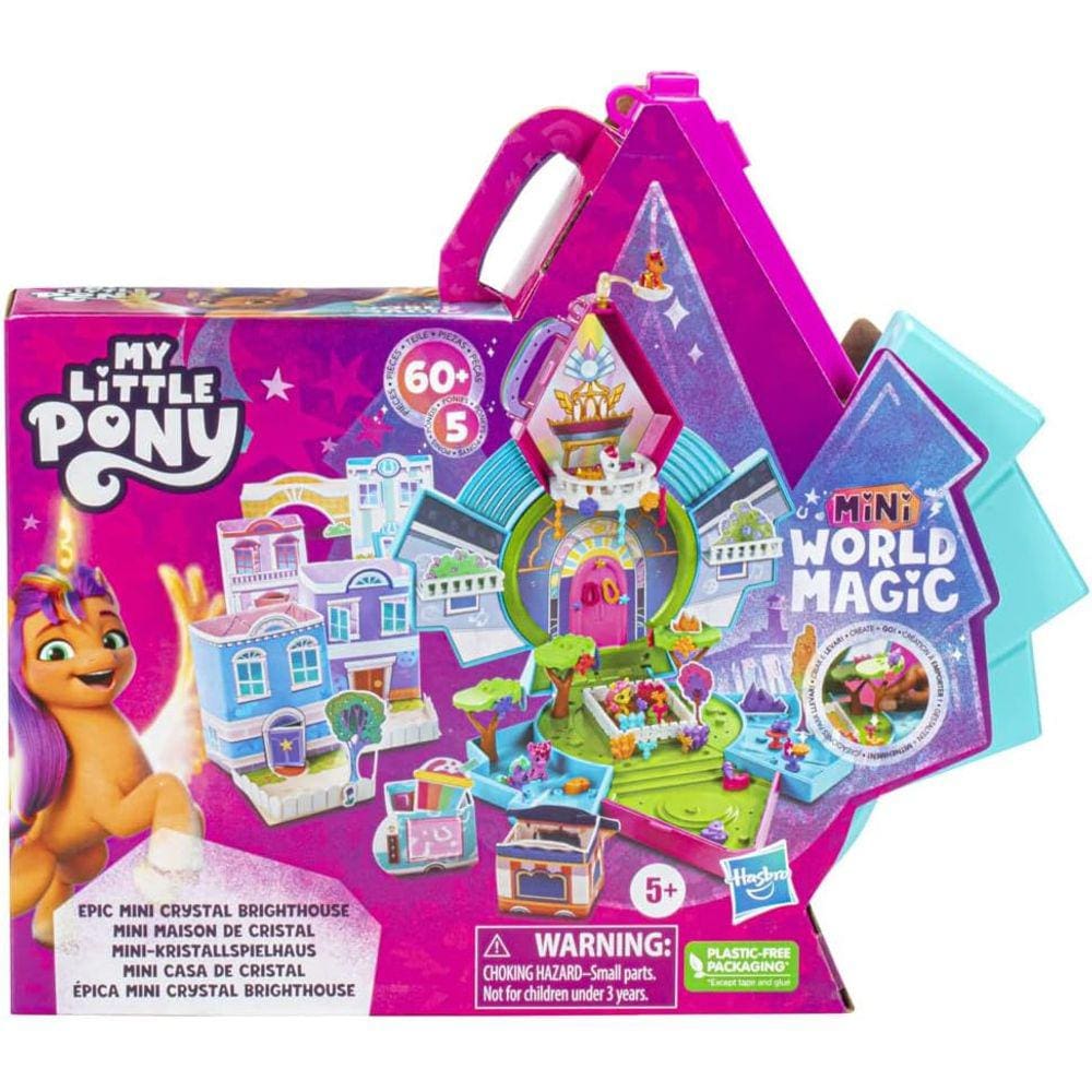 Mini figura my little pony com acessorios mini ponei sereia bubble splash  hasbro | Casas Bahia