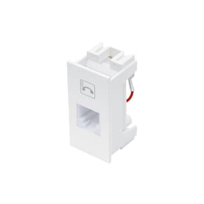 Módulo Telefone 4 Vias - Branco - 06220643 - Habitat/Elegance