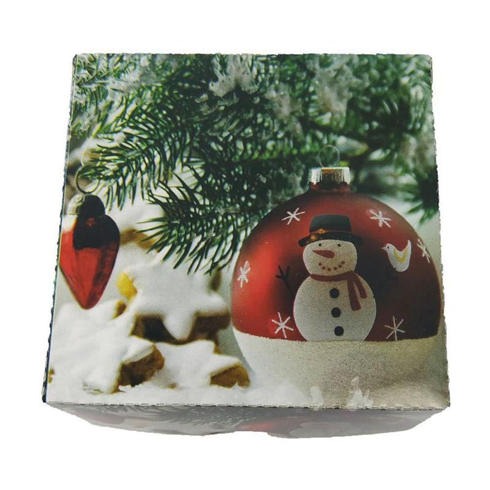 Caixa De Natal 4 Brigadeiros - Modelo 3 - Kit 25 Unidades