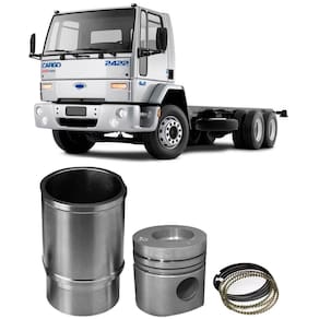 Kit Motor Camisa Pistão Anel Cummins Serie C Metal Leve