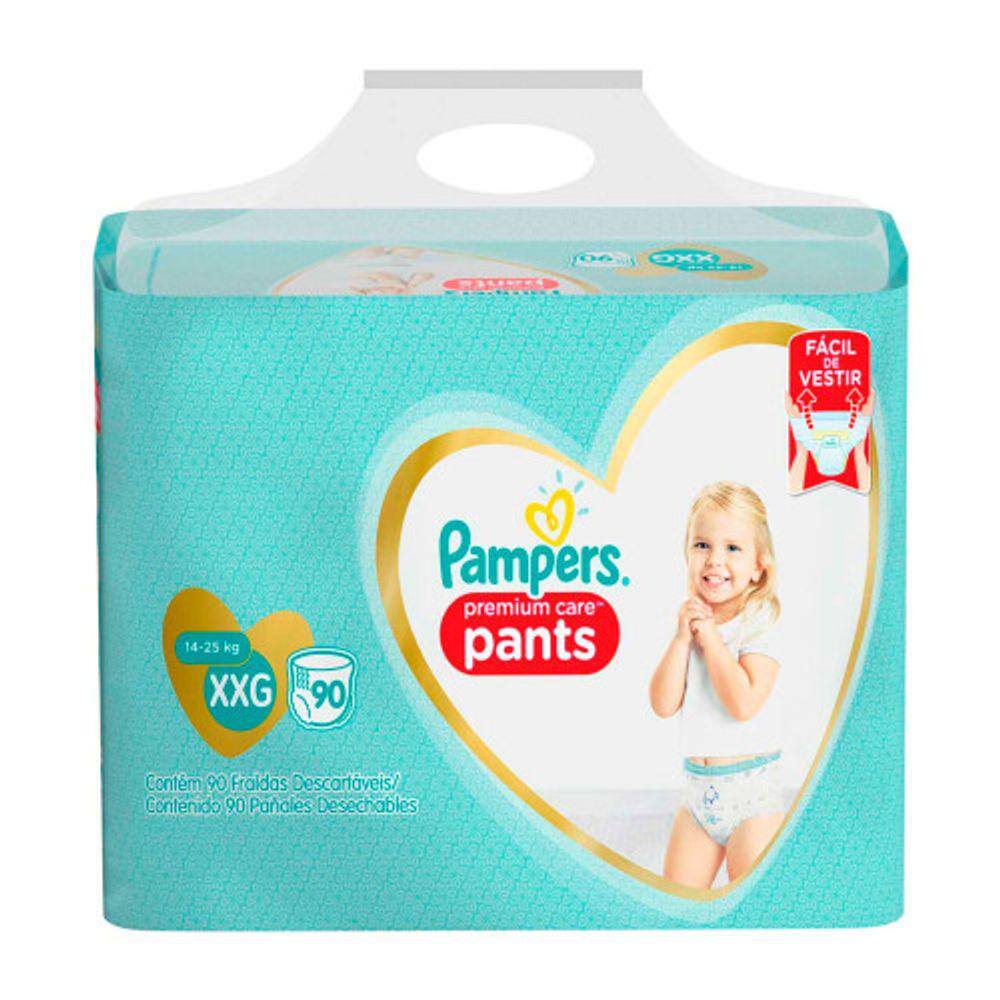 Fralda Pampers Pants Premium Care Xxg 90 Unidades Pampers Casas Bahia