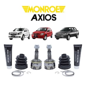 2 Junta Fixa Homocinetica 21X22 Lado Roda Axios Dianteira Ágile 1.4 8V 2009 A 2014