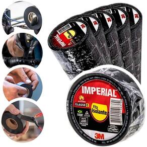 50 Rolos Fitas Isolante 18x5 Metros Imperial Slim 3M