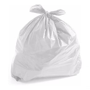 Saco De Lixo 20 Litros Branco Com 100 Unidades