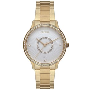 Relógio Feminino Prata c/ Cristais - 33mm - 50m