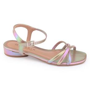 Sandália Feminina Ramarim 23-23254 salt baixo metal furtacor